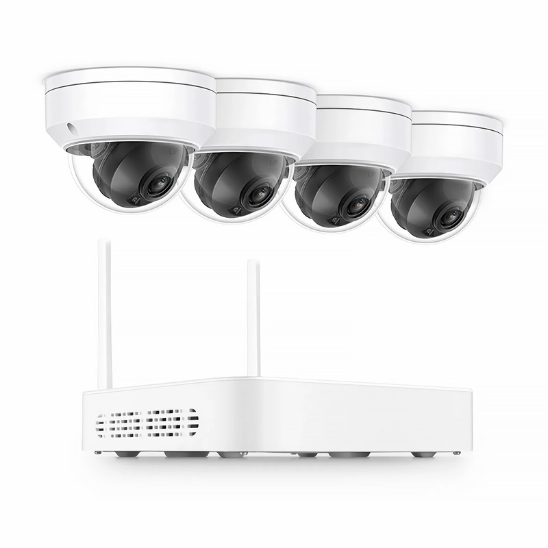 NVR402-6T-DW-K, 2MP 4 Channel Dome Camera WiFi Kit