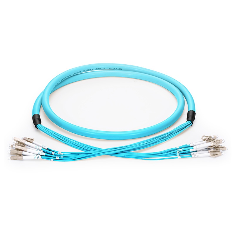 Customized OM4 Indoor Cable, LC/SC/FC/ST/LSH, 4 Fibers