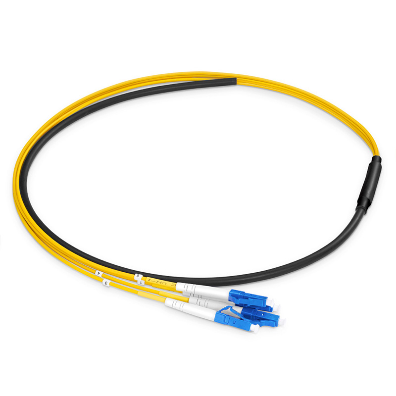 Customized Indoor/Outdoor OS2 2-24 Fibers LC/SC/FC/ST Fiber Optic Pigtail