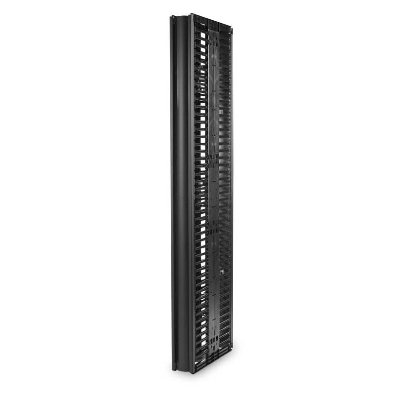 APC™ NetShelter Vertical Dual Sided Cable Manager, 44RU, Bend Radius Finger