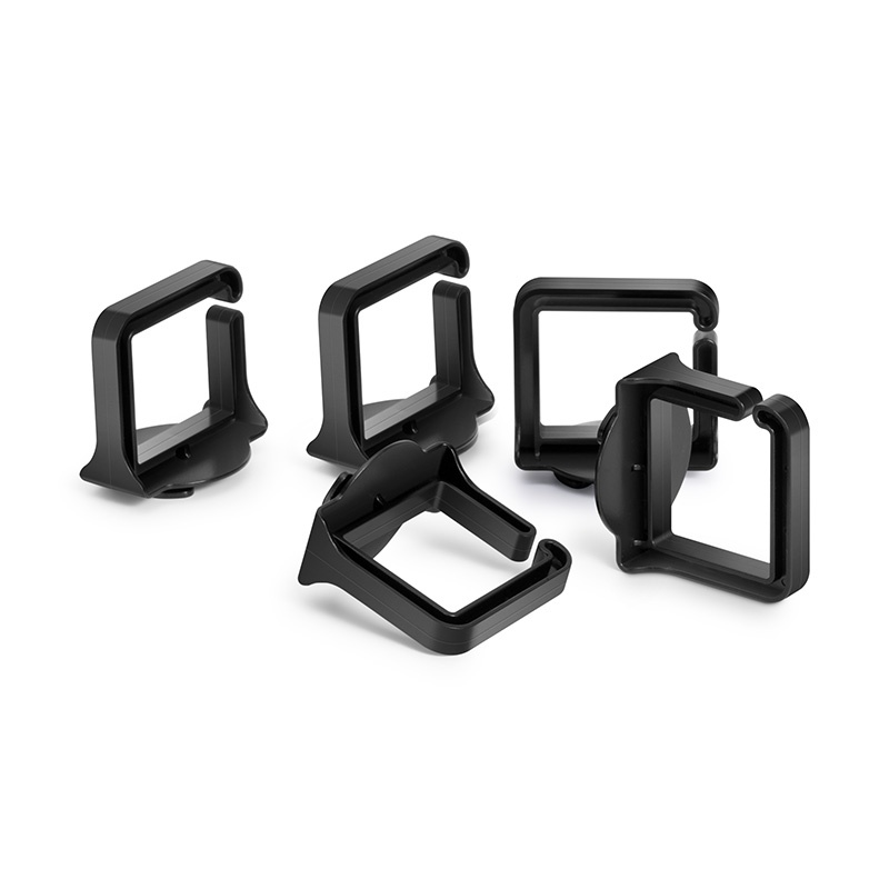 D-Ring for Horizontal Cable Manager, Black, 5-Pack
