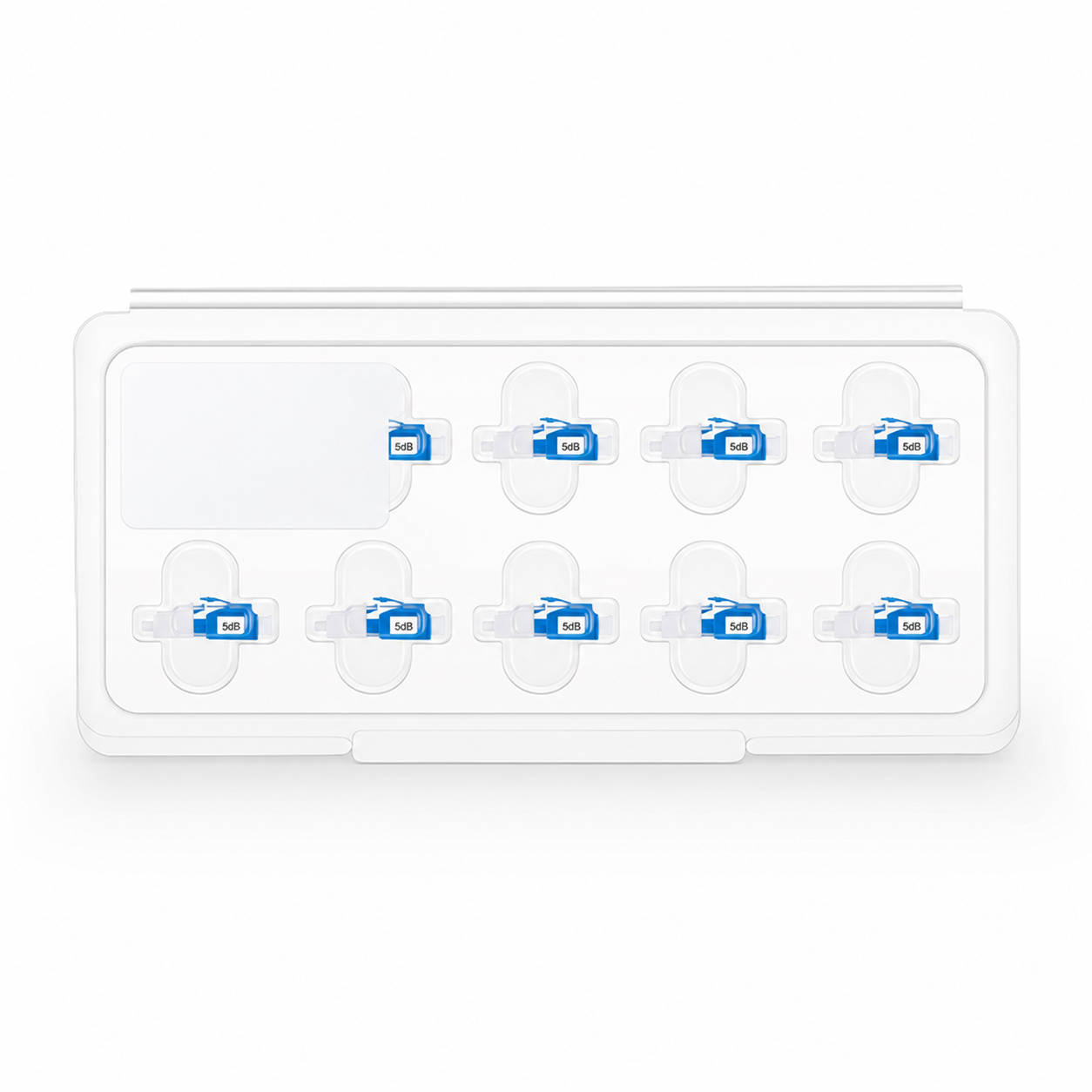 LC/UPC Single Mode Fixed Attenuators, 5dB (10 PCS/Pack)