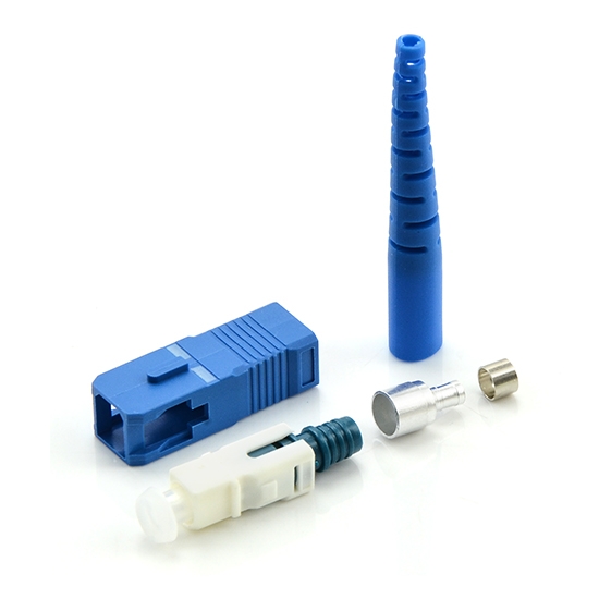 Customized SC Boot Size Single Mode/Multimode Fiber Optic Connector