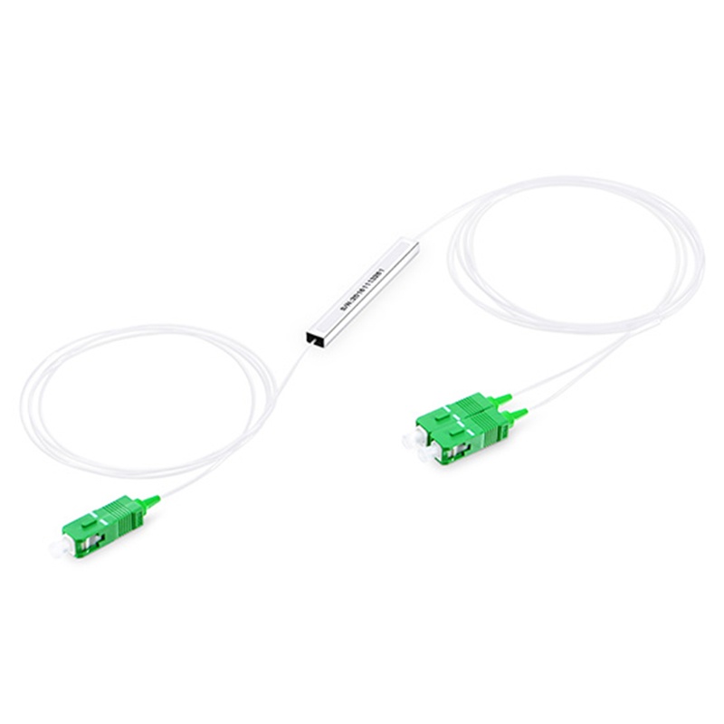 1 x 2 PLC Splitter, Blockless Mini Module, SC/APC, 1.5m, 900μm, G.657A1 Fiber