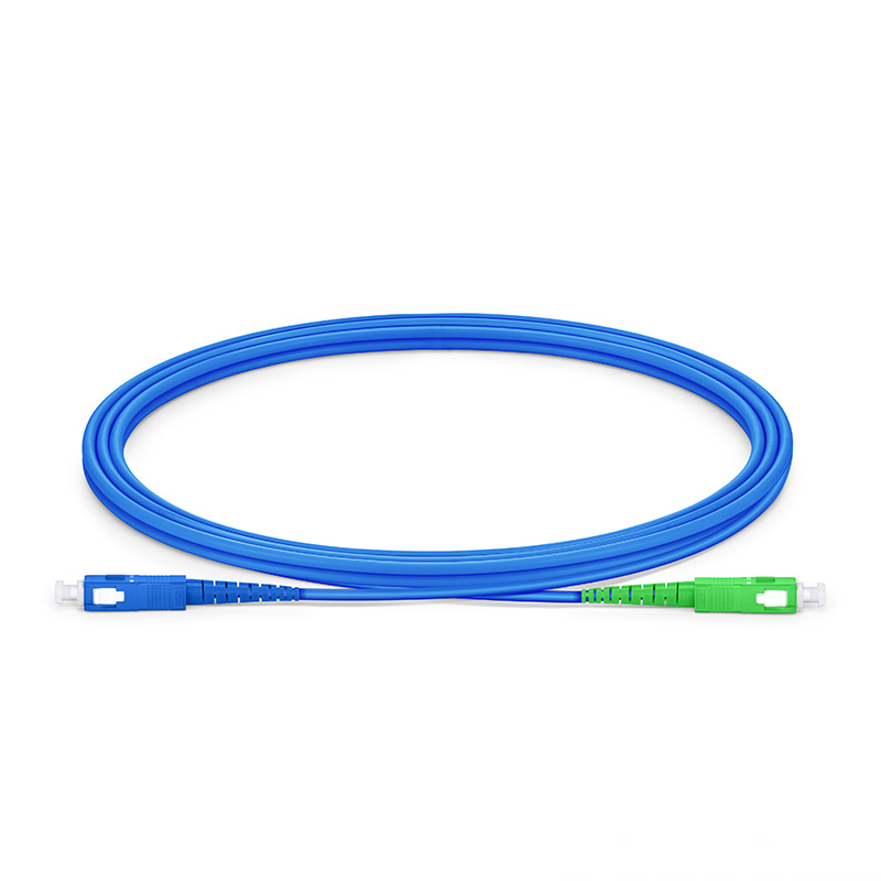 1F, SC UPC Simplex to SC APC Simplex, Riser (OFCR), OS2, Armored, 3.0mm, 2m (7ft)