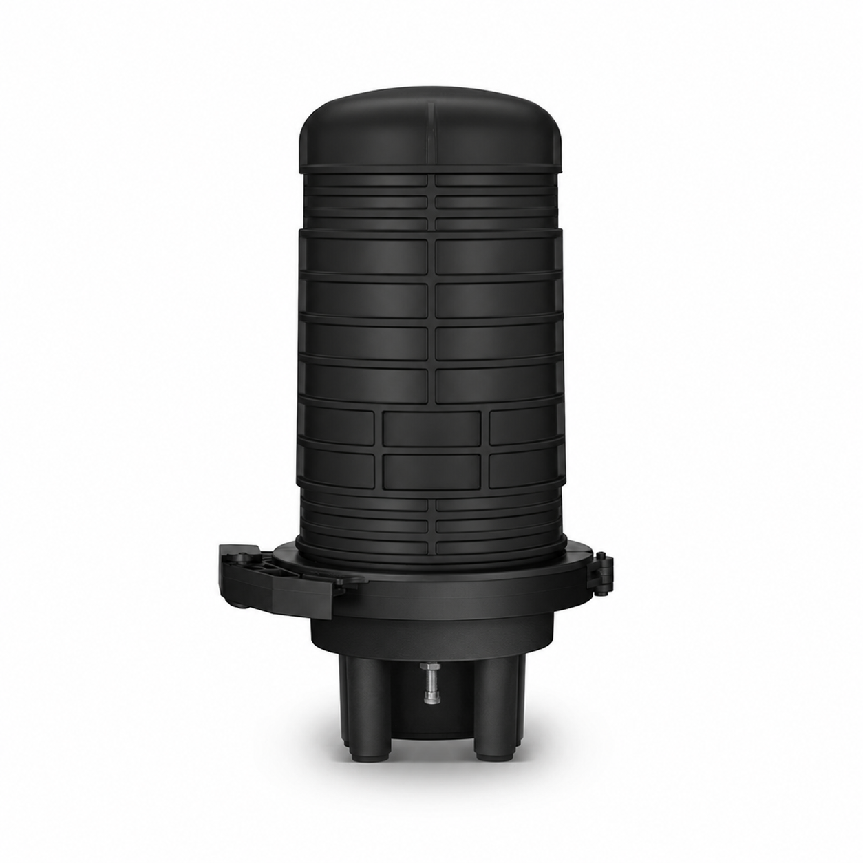 72 Fibers 1In-4Out Dome Fiber Optic Splice Closure with 1 Pre-Installed Splice Tray