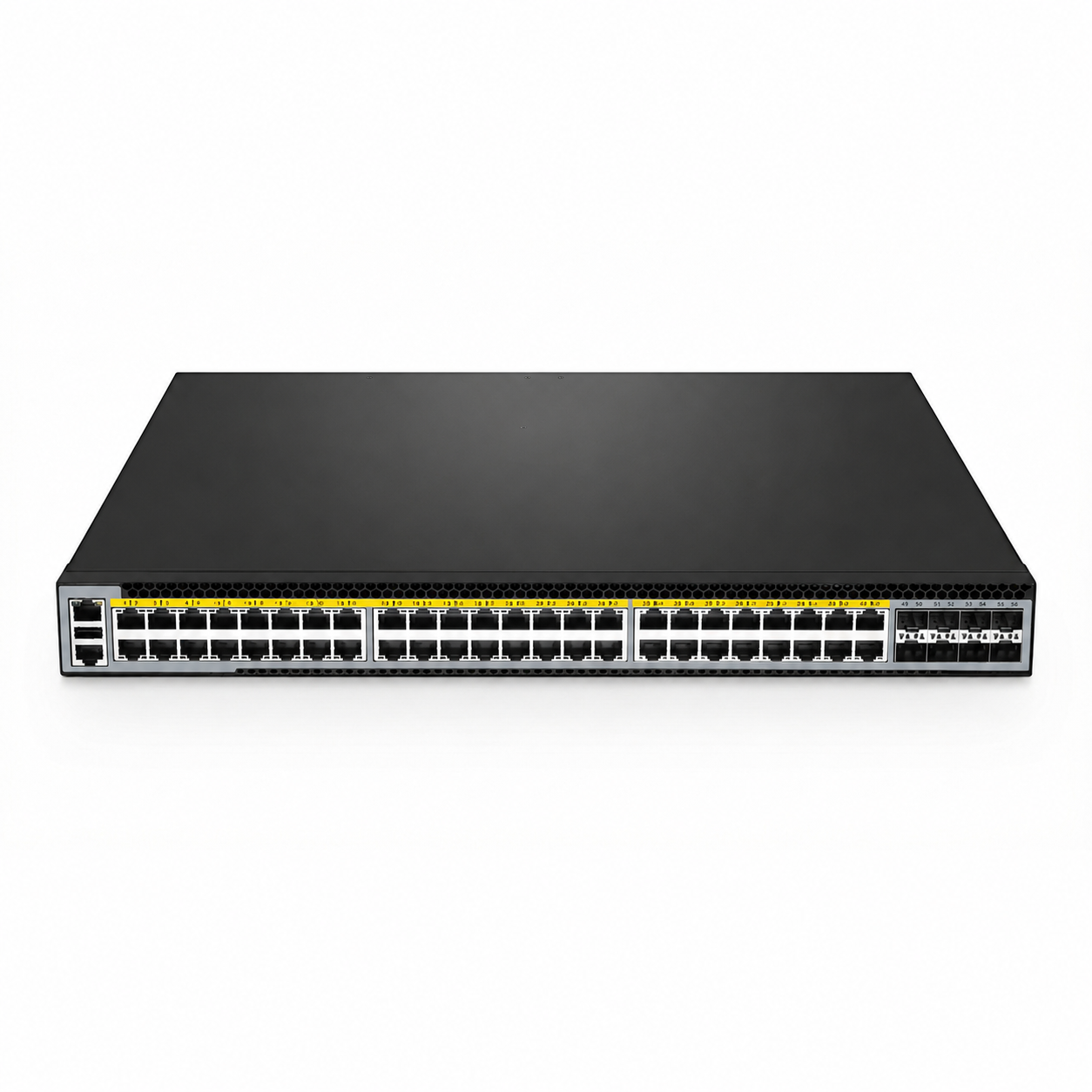 32 x 2.5Gb RJ45, 16 x 10Gb RJ45, 8 x 25Gb SFP28, L3 Managed PoE++ Switch