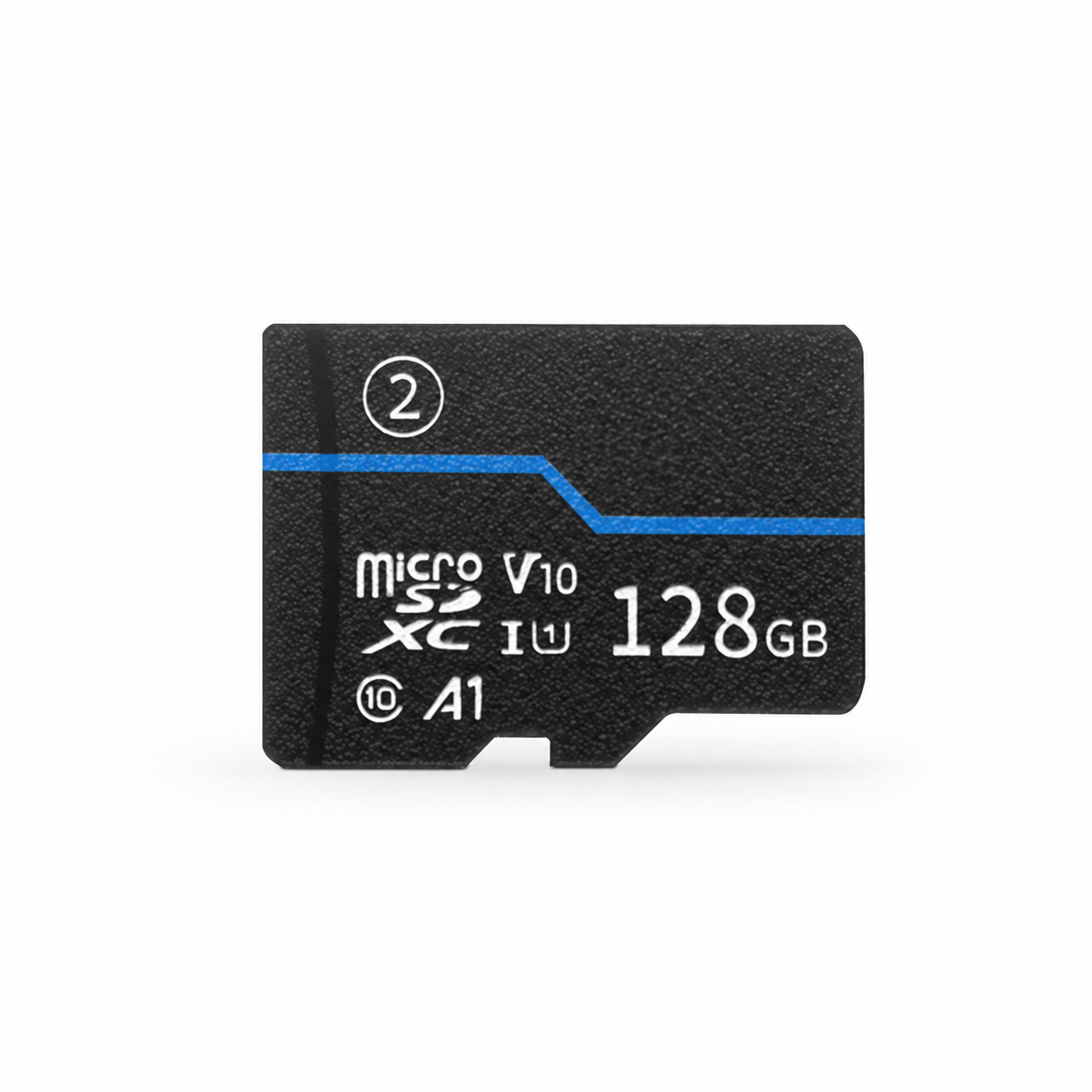 MSD-X128G, Blue micro SD (TF) Card 128GB