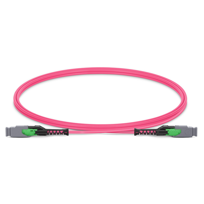 MMC-16 to MMC-16 APC Jumper, 16 Fibers, OM4, Jumper Polarity, 1m (3ft)