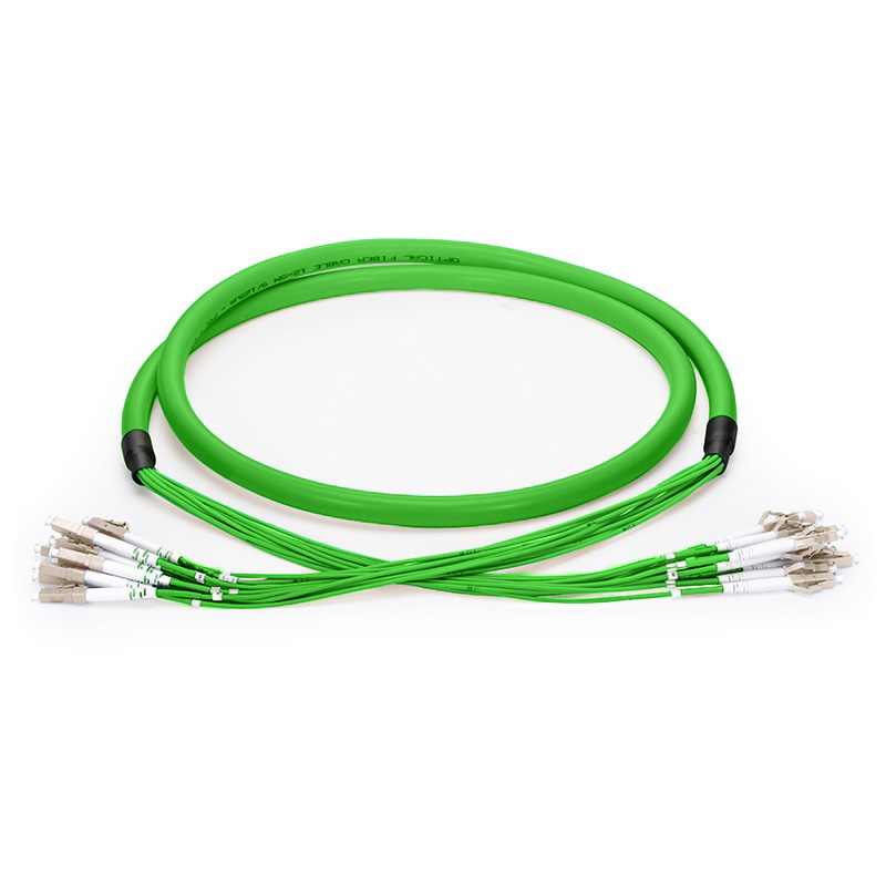 Customized OM5 Indoor Cable, LC/SC/FC/ST/LSH/Unterminated, 4 Fibers