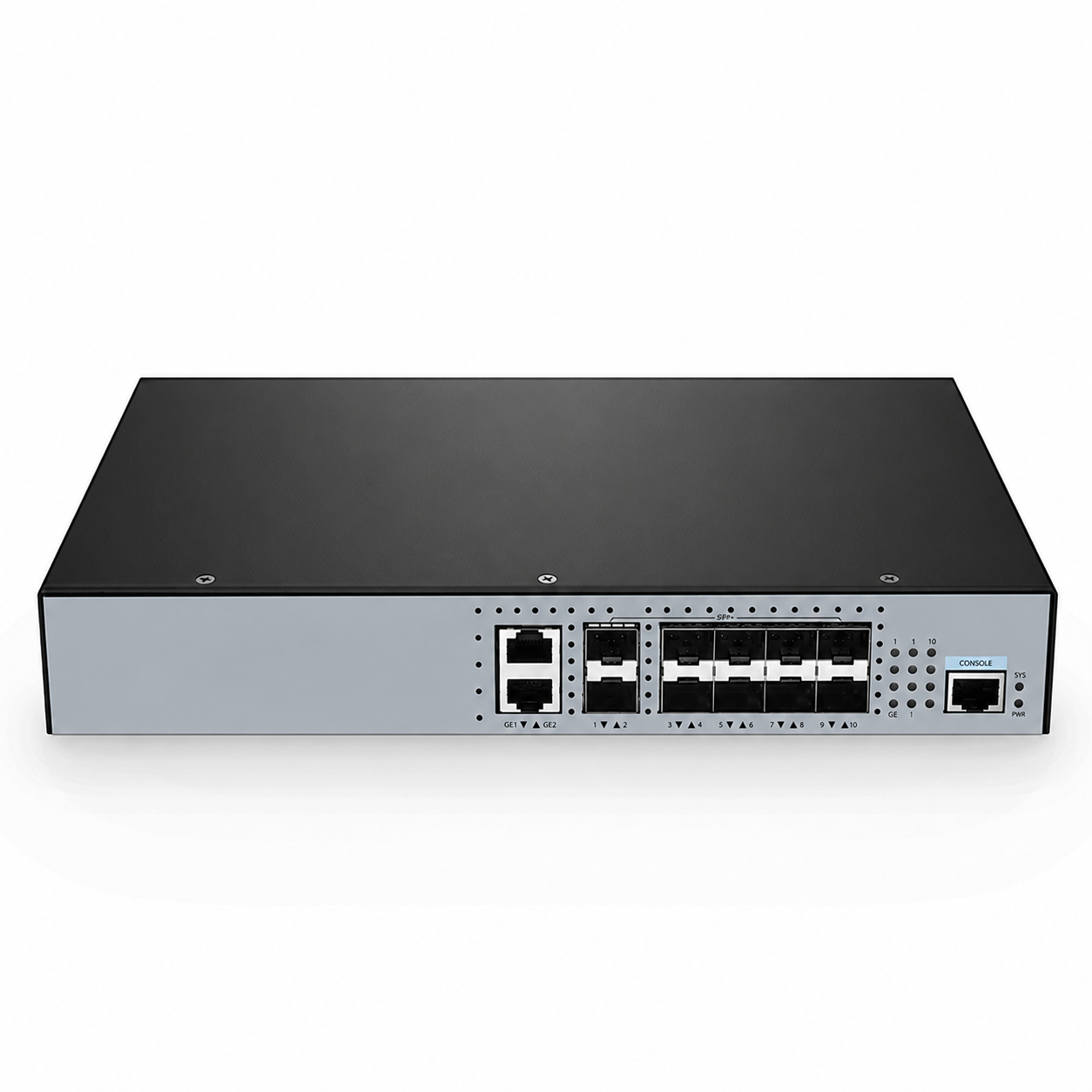 10 x 10Gb SFP+, 2 x 1Gb RJ45, L3 Managed Switch