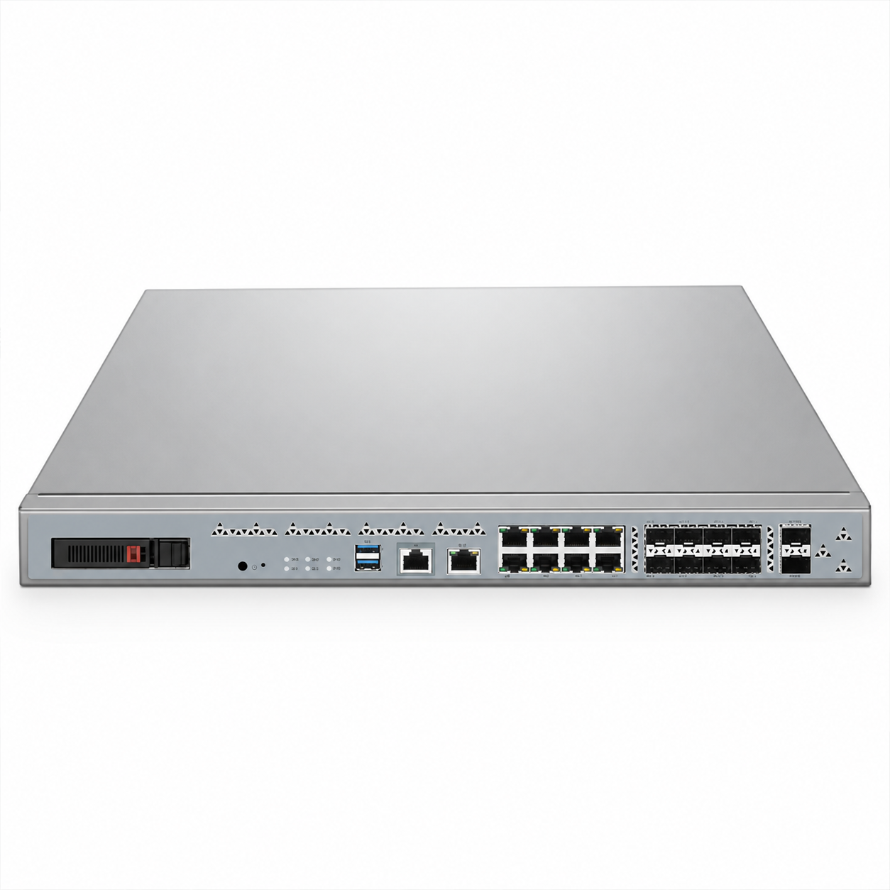 8 x 1Gb RJ45, 8 x 1Gb SFP and 2 x 10Gb SFP+, Next-Generation Firewall