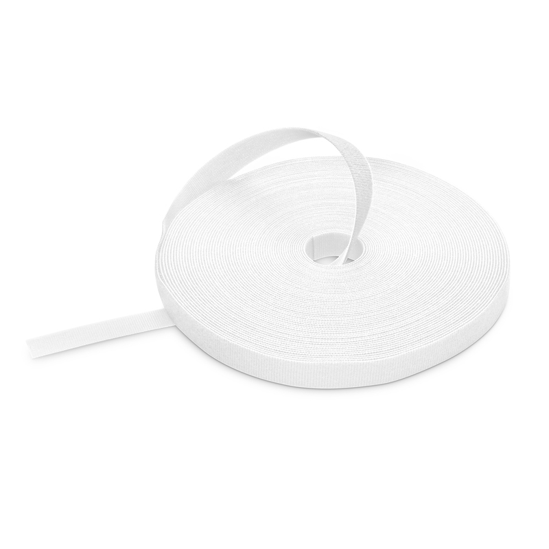 VELCRO® Brand ONE-WRAP® Tape 1/2" x 25 Yard Roll, White