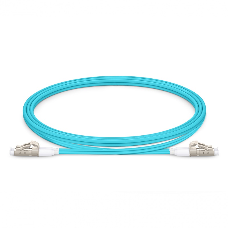 2F, Short Boot, LC UPC Duplex to LC UPC Duplex, OM4, 2.0mm, 1m (3ft)