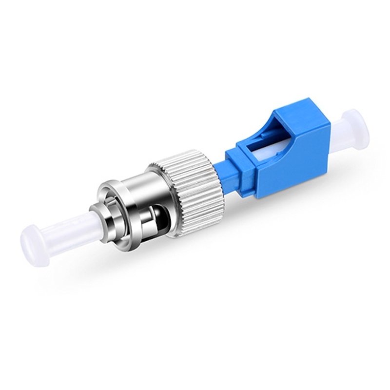 LC Female to ST Male UPC Simplex OS2 Single Mode Fiber Adapter without Flange