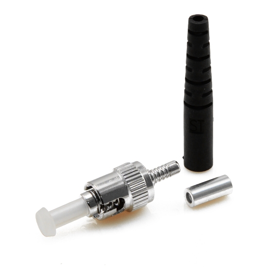 Customized ST Boot Size Single Mode/Multimode Fiber Optic Connector