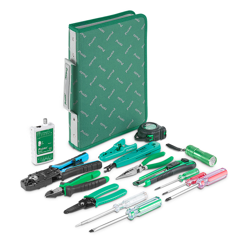 Pro'sKit® 15-in-1 Network Installation Tool Kit