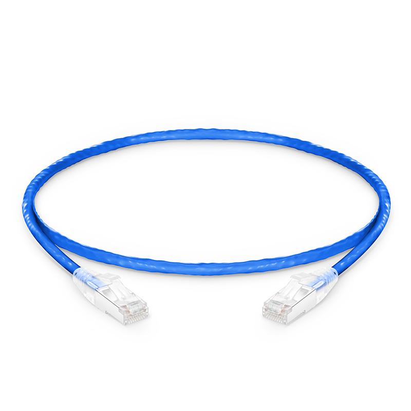 Customized Cat6a 26AWG S/FTP CM/LSZH Patch Cord, Snagless RJ45