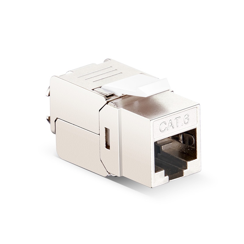 Cat6 RJ45 Shielded Toolless Keystone Jack, 1Pc/Pack