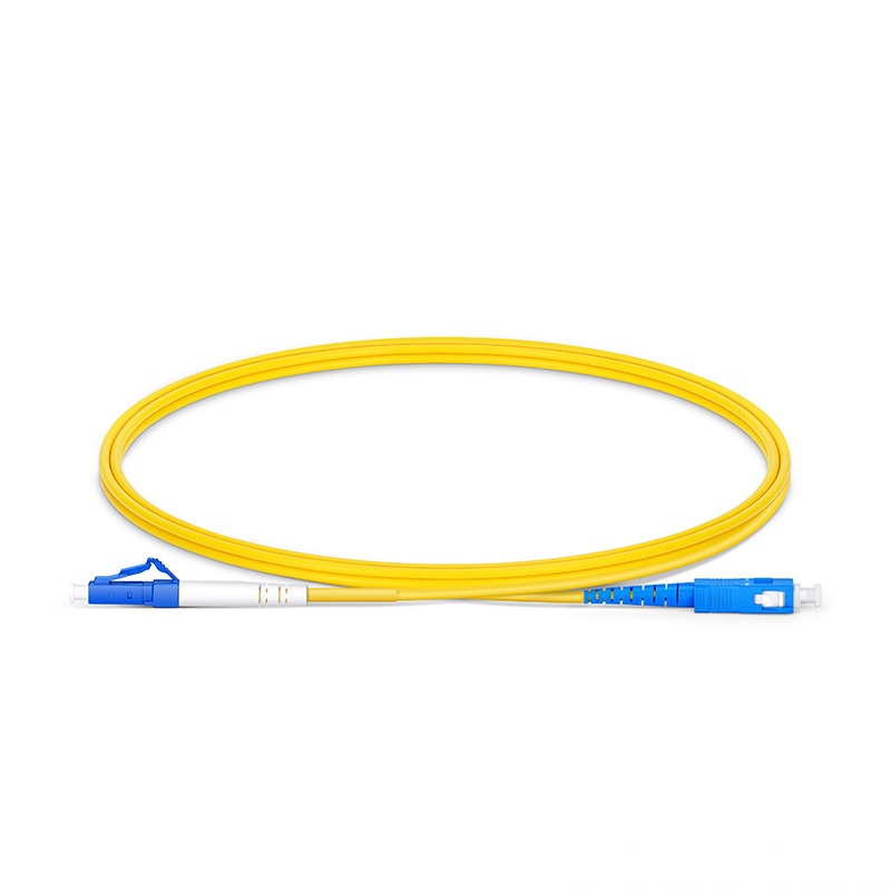 1F, LC UPC Simplex to SC UPC Simplex, OS2, 2.0mm, 1m (3ft)