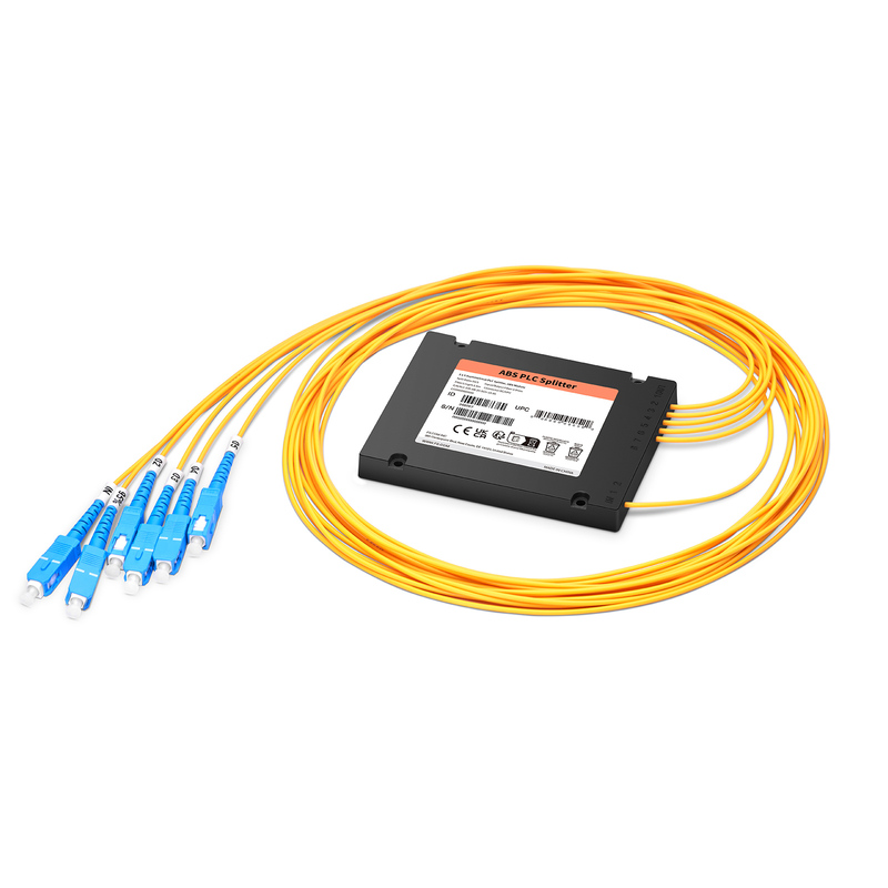 1 x 5 Asymmetrical PLC Splitter, ABS Module, 95/5, SC/UPC, 1.5m, 2.0mm, G.657A1 Fiber
