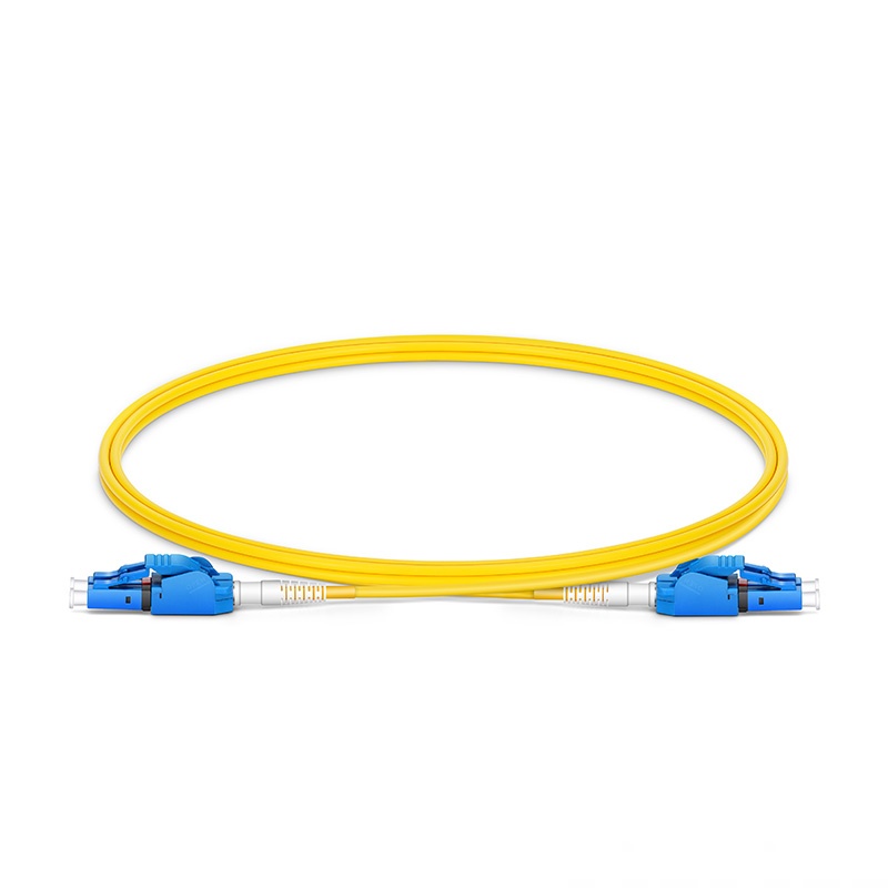 2F, LC UPC Duplex to LC UPC Duplex Switchable Clip Uniboot, OFNR, OS2, 2.0mm, 1m (7ft)