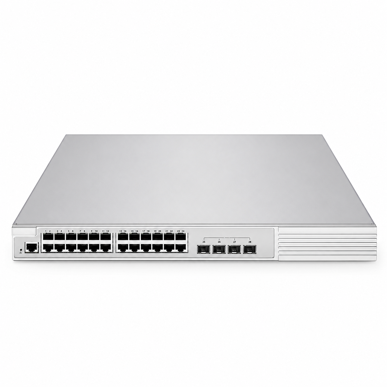 24 x 1Gb RJ45, 4 x 10Gb SFP+, L2+ Managed Switch