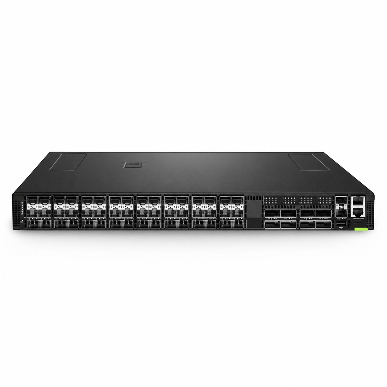 48 x 25G SFP28, 8 x 100G QSFP28, Network OS, Rack-level Visibility and Monitoring