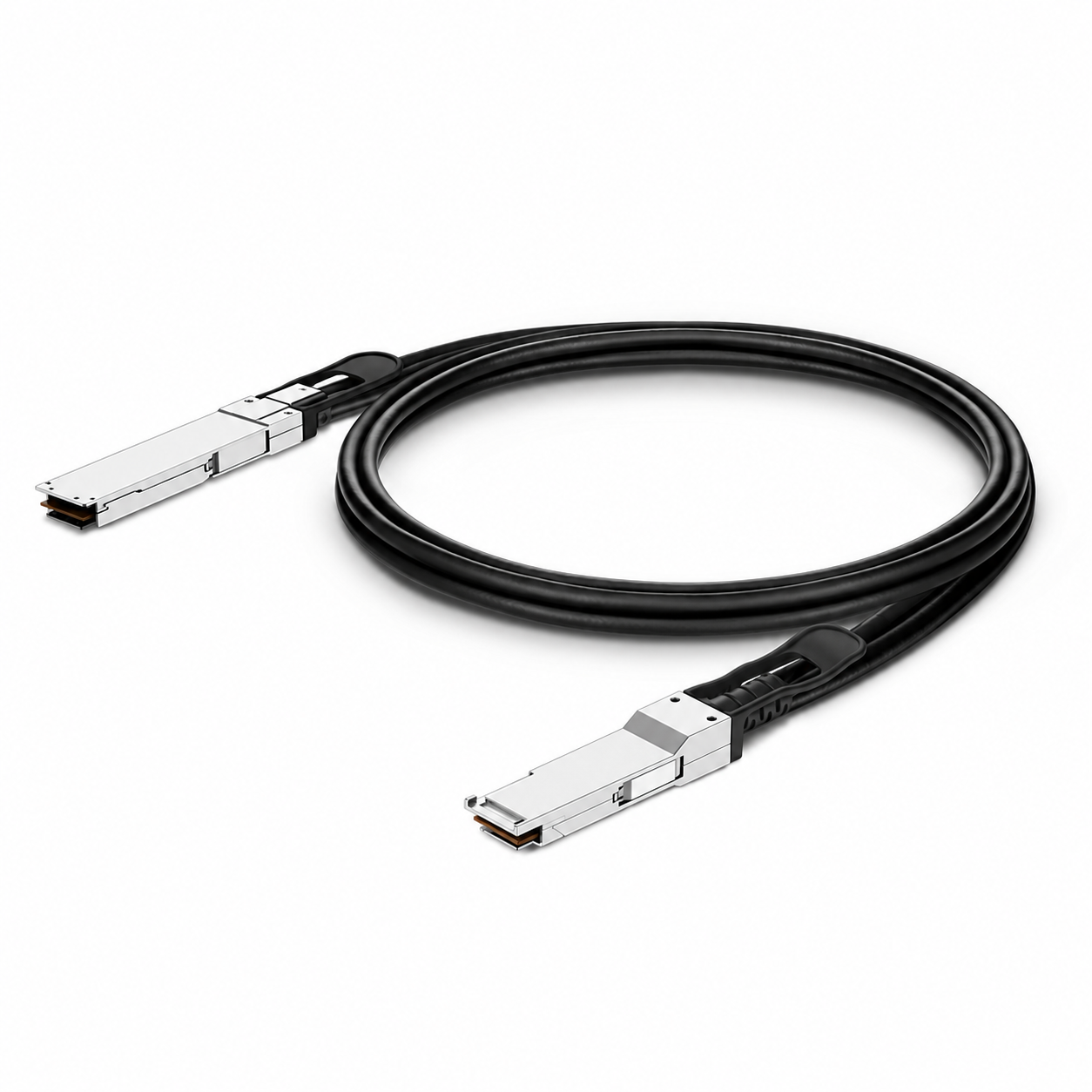 400G OSFP 4x 100G PAM4 Flat Top to 400G QSFP-DD 4x 100G PAM4 Passive DAC, 2m (7ft)