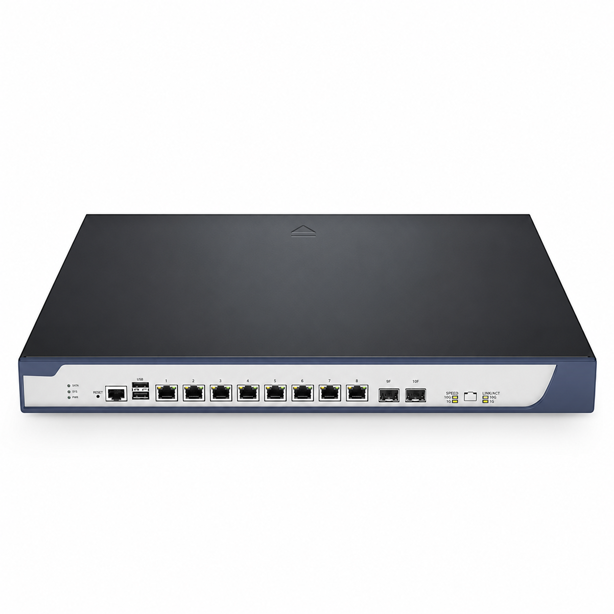 Multi-WAN Security Gateway, 8 Gigabit RJ45 Ports, 1x SFP, 1x SFP+