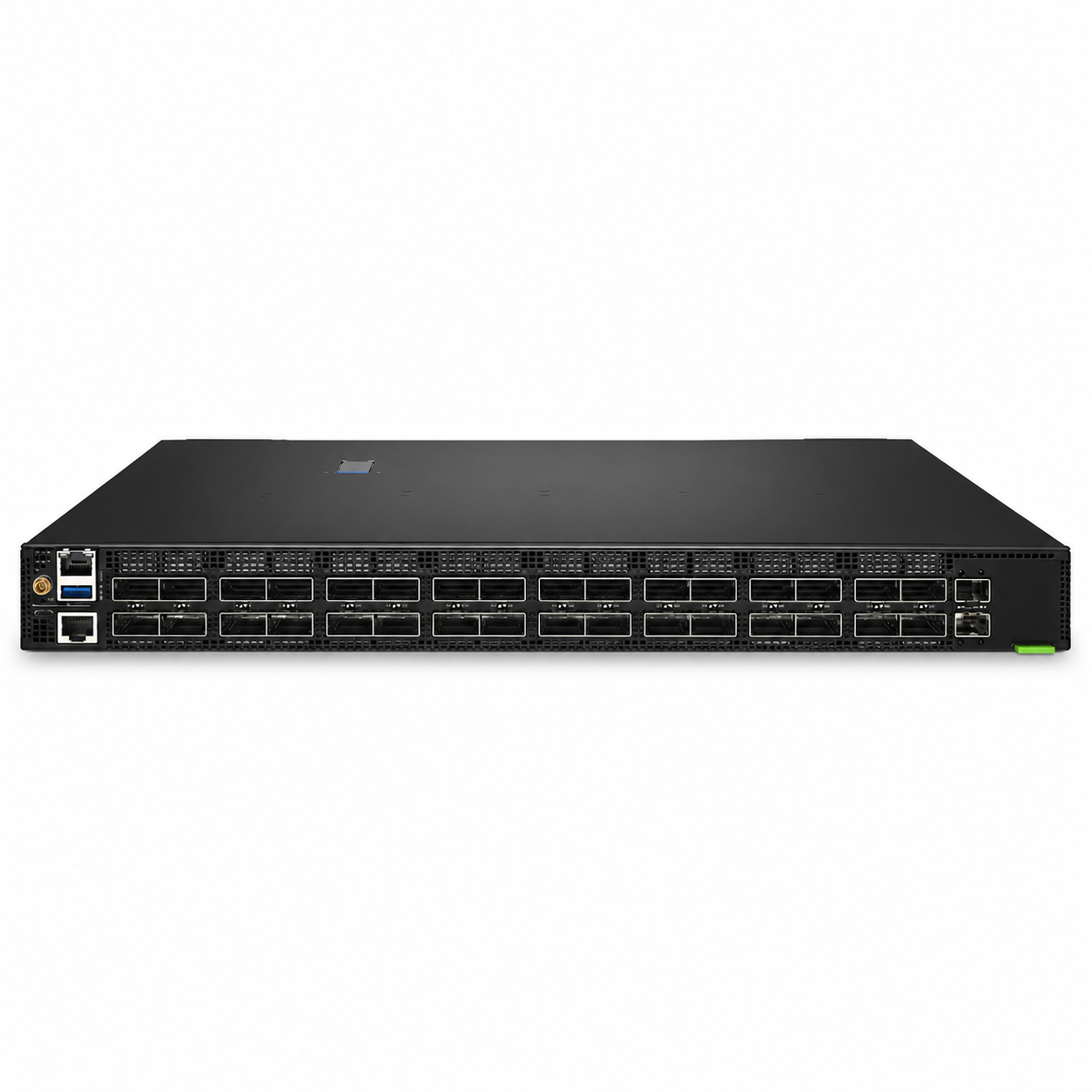 32 x 400G QSFP-DD, Network OS, Rack-level Visibility and Monitoring