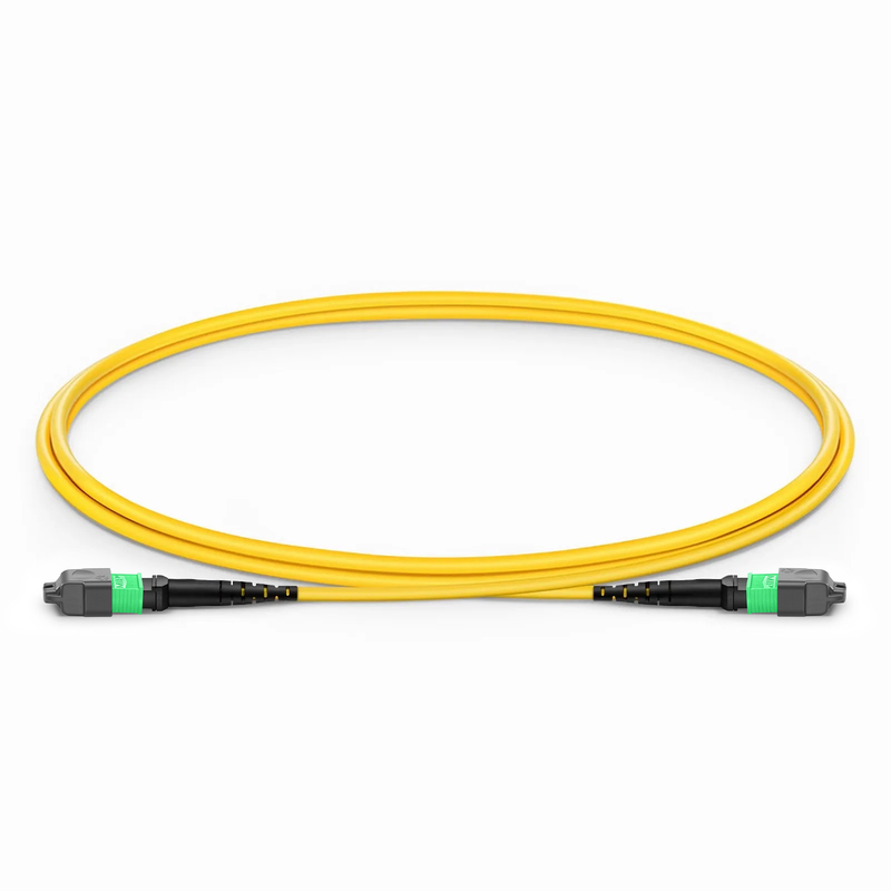MTP-12 to MTP-12 APC Jumper, 12 Fibers, OS2, Type B, 1m (3ft)