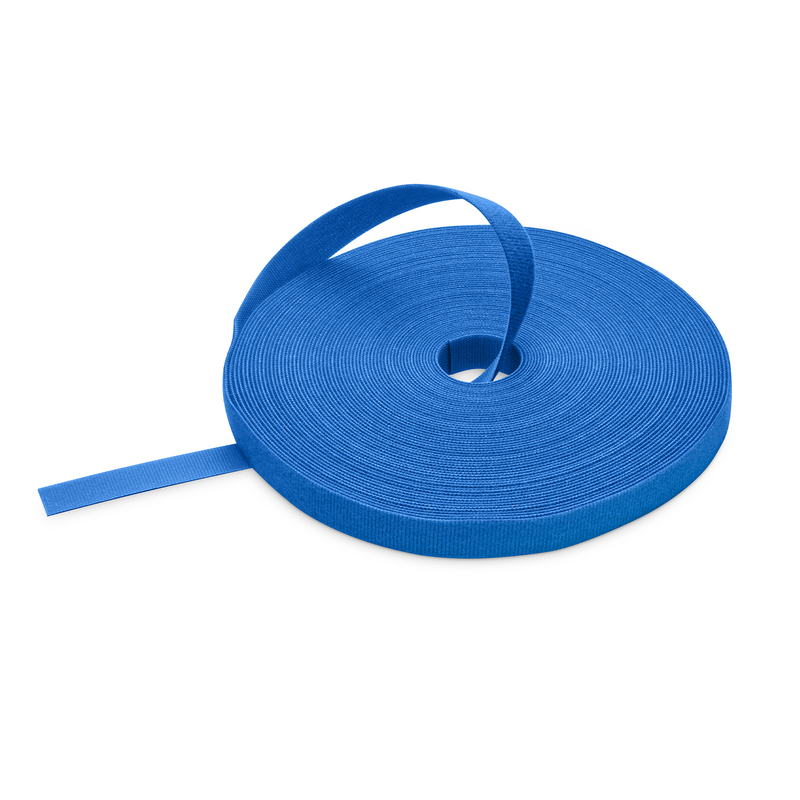 VELCRO® Brand ONE-WRAP® Tape 1/2" x 25 Yard Roll, Royal Blue