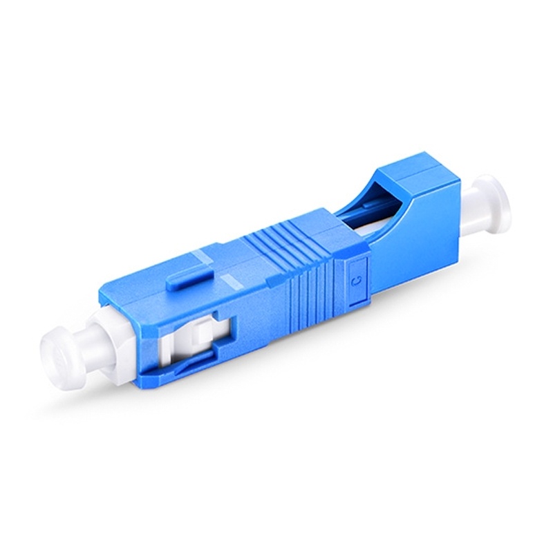 LC Female to SC Male UPC Simplex OS2 Single Mode Fiber Adapter without Flange