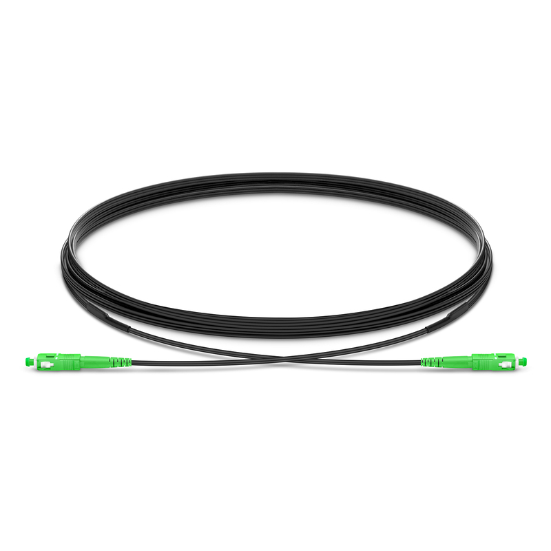 Customized Length Fiber Drop Cable, 1F, OS2, SC APC to SC APC, LSZH