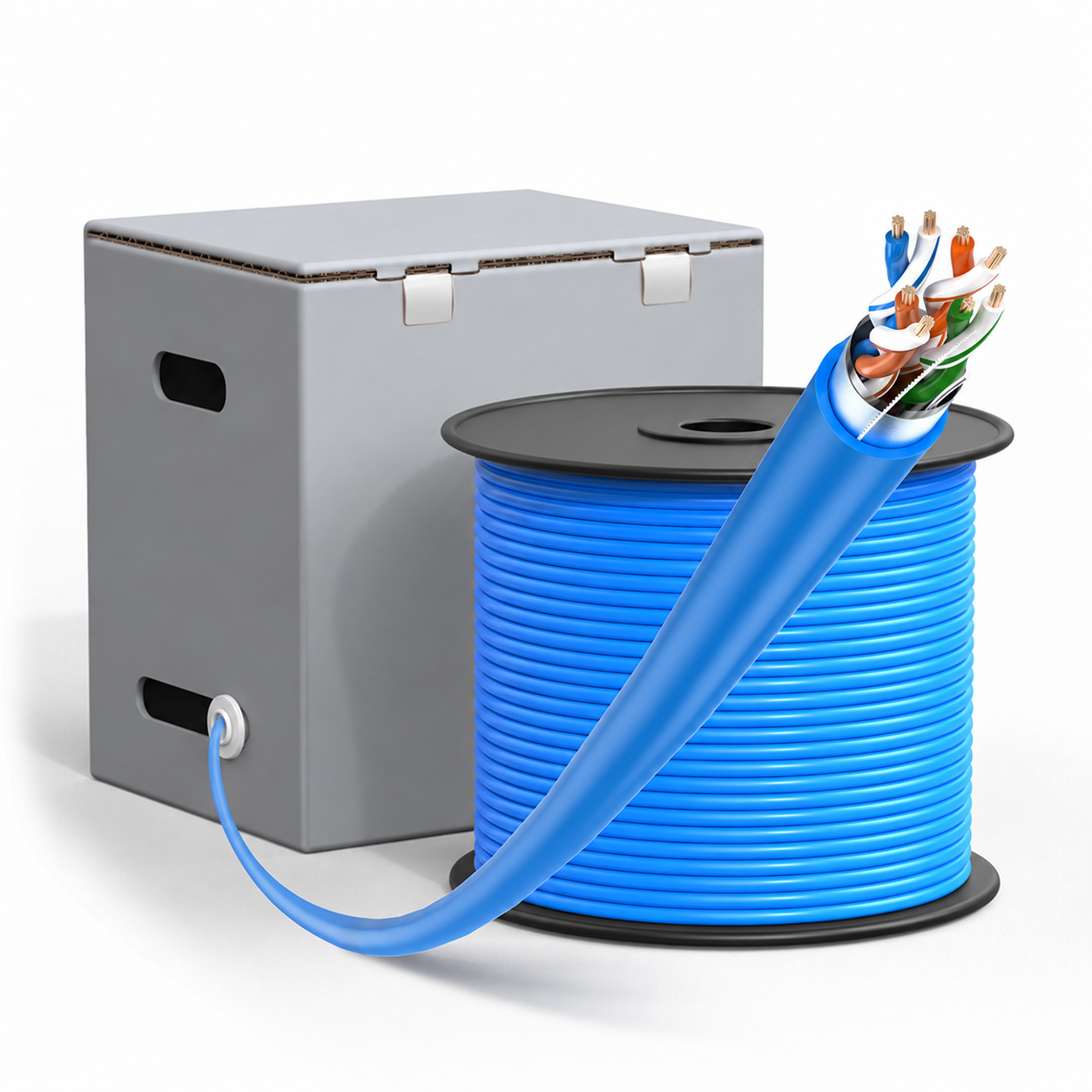 Customized Cat5e Copper Cable, 350MHz, F/UTP, UL