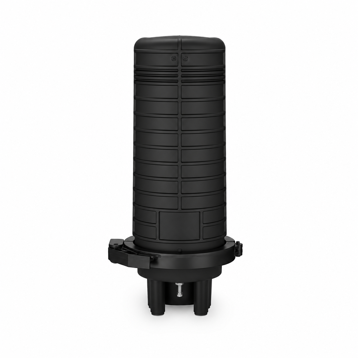 144 Fibers 1In-4Out Dome Fiber Optic Splice Closure with 1 Pre-Installed Splice Tray