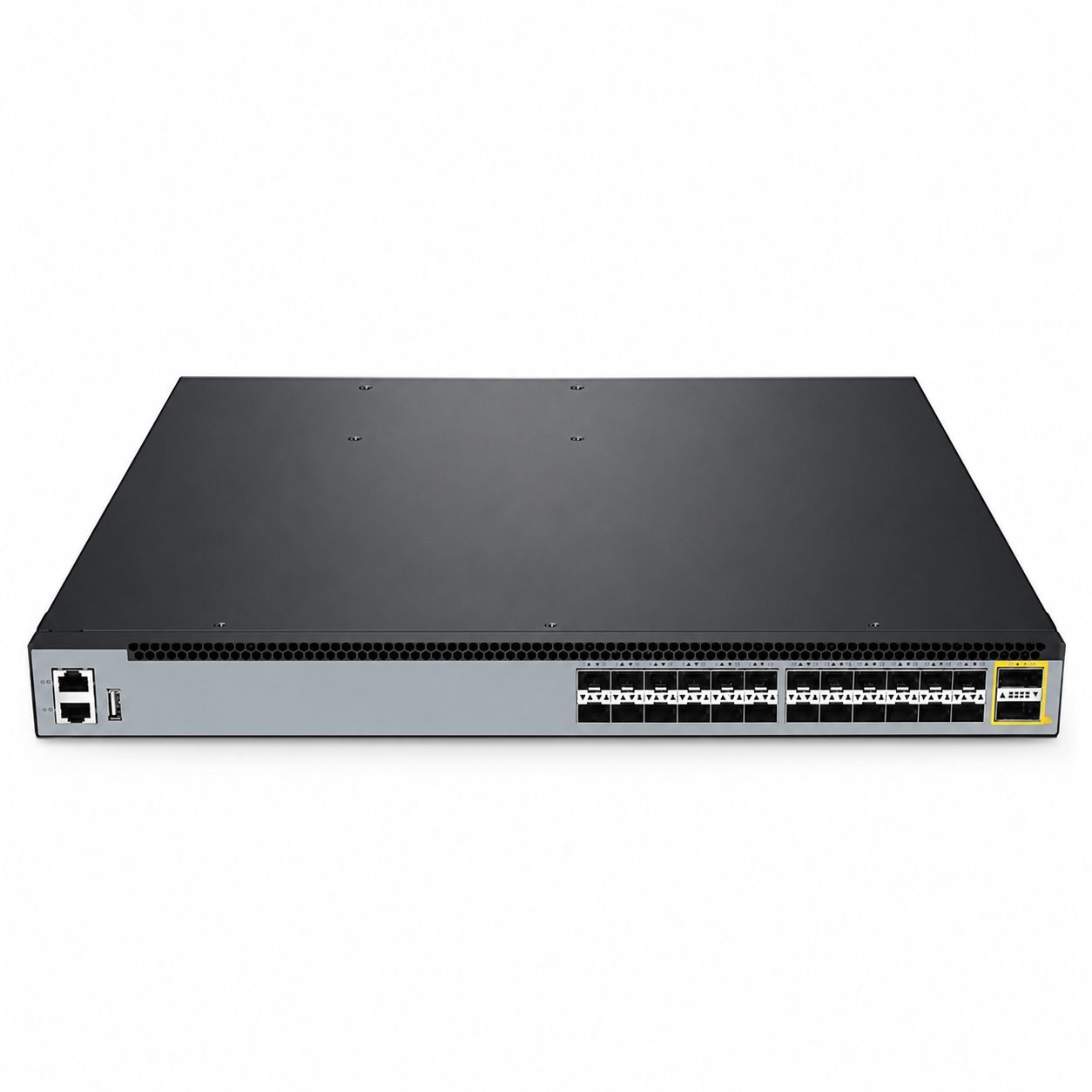 24 x 10Gb SFP+, 2 x 40Gb QSFP+, L3 Managed Switch