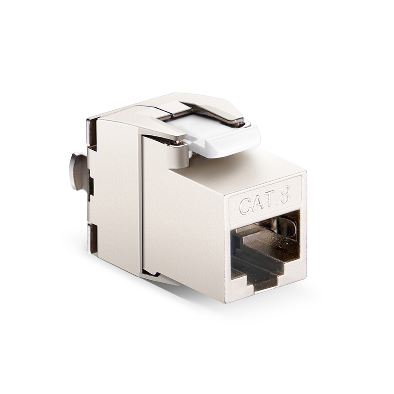 Cat8 RJ45 Shielded Toolless Keystone Jack, 1Pc/Pack