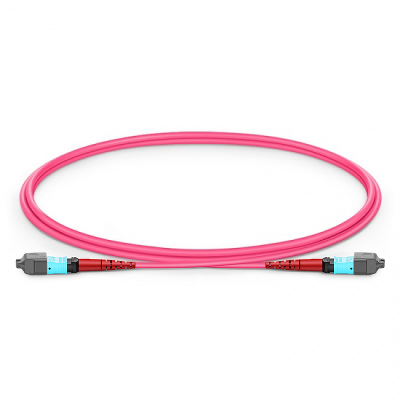 MTP-24 to MTP-24 UPC Jumper, 24 Fibers, OM4, Type A, 1m (3ft)