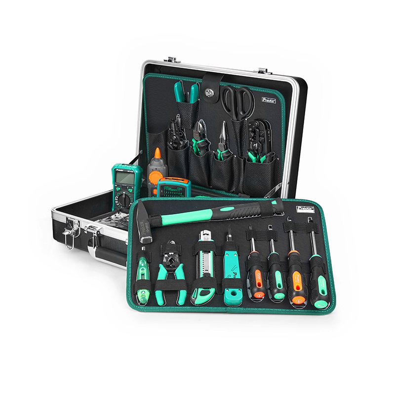 Pro'sKit® Fiber Optic & Telecom Installation Tool Kit