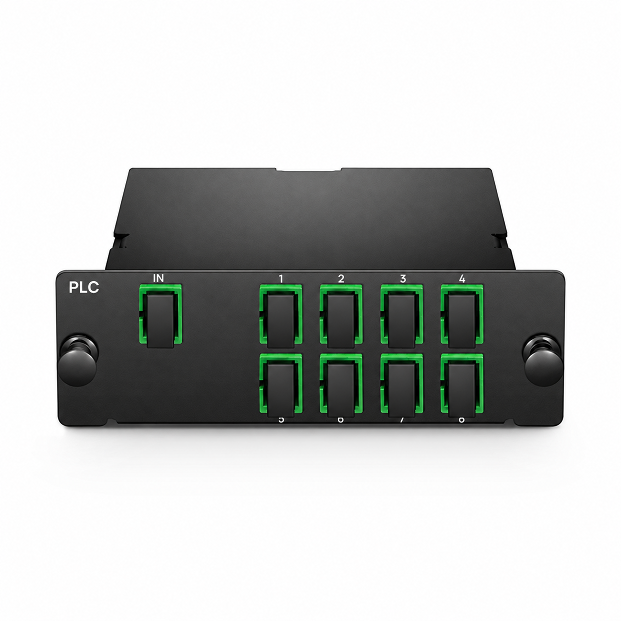 1 x 8 PLC Splitter, Standard Modular Cassette, SC/APC, Single Mode