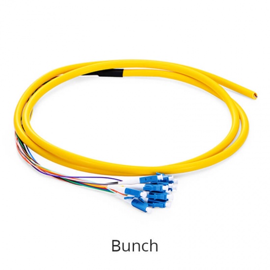 Customized OS2 4-96 Fibers LC/SC/FC/ST/LSH Fiber Optic Pigtail