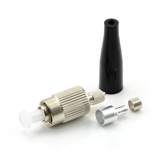 Customized FC Boot Size Single Mode/Multimode Fiber Optic Connector