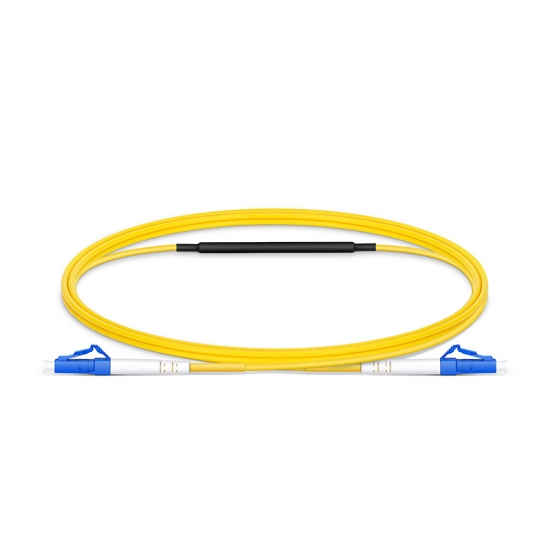 LC to LC UPC Simplex OS2 Fiber Optic Testing Cable with 10 dB Attenuator