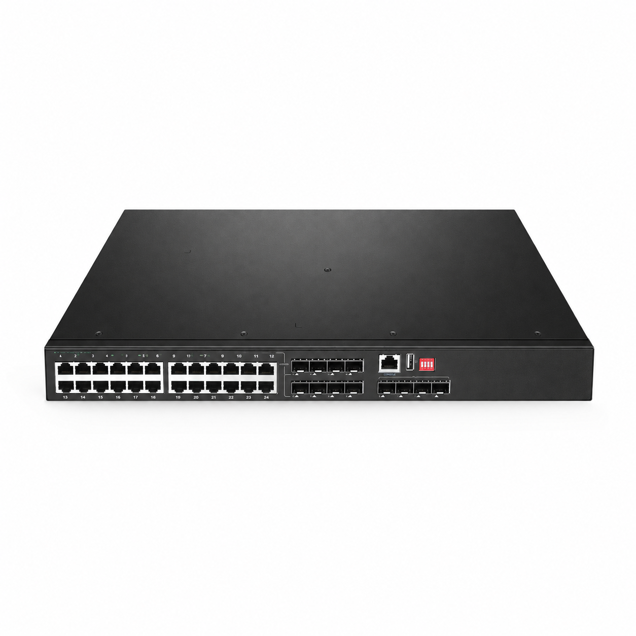16 x 1Gb RJ45, 8 x 1Gb Combo, 4 x 1Gb SFP, L2+ Managed Industrial Switch