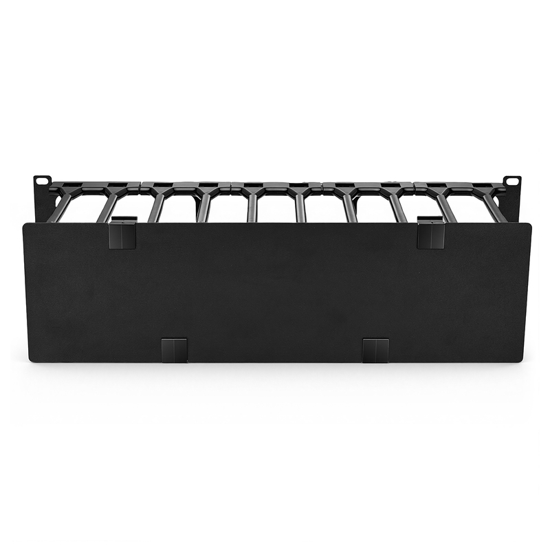 Horizontal Single Sided High Capacity Cable Manager, 3RU, Finger Duct