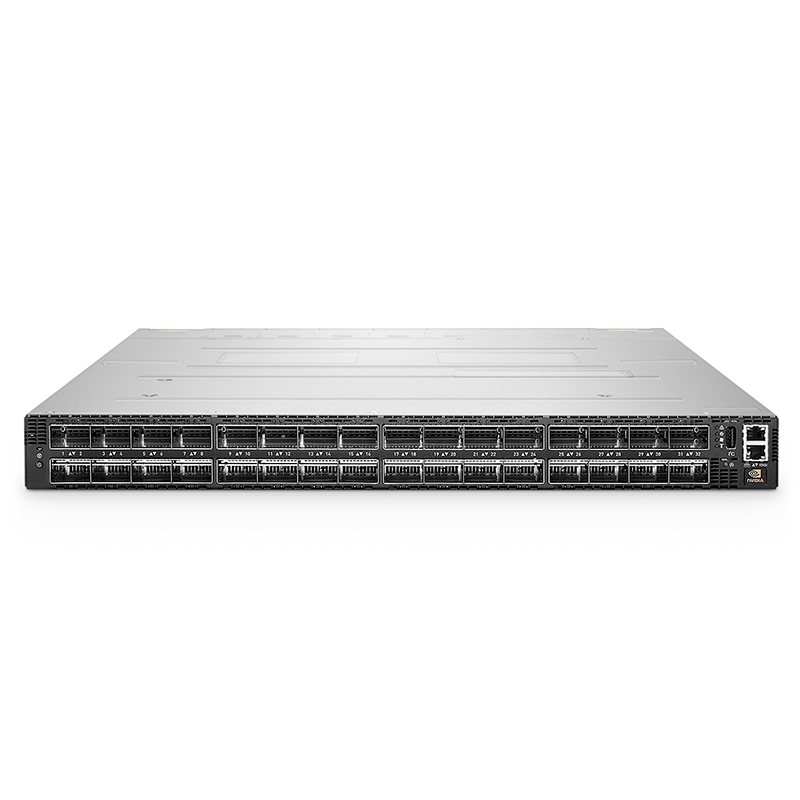 64 x NDR 400G, 32 x 800G OSFP Ports, 800G InfiniBand Data Center Switch,