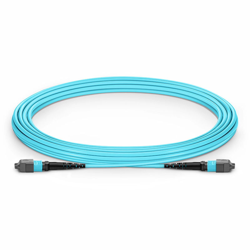 MTP-12 to MTP-12 UPC Jumper, 12 Fibers, OM3, Type A, 5m (16ft)