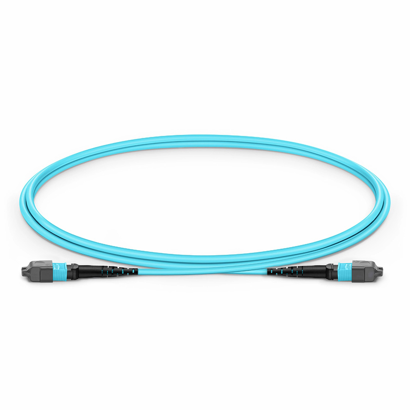 MTP-12 to MTP-12 UPC Jumper, 12 Fibers, OM3, Type B, 1m (3ft)